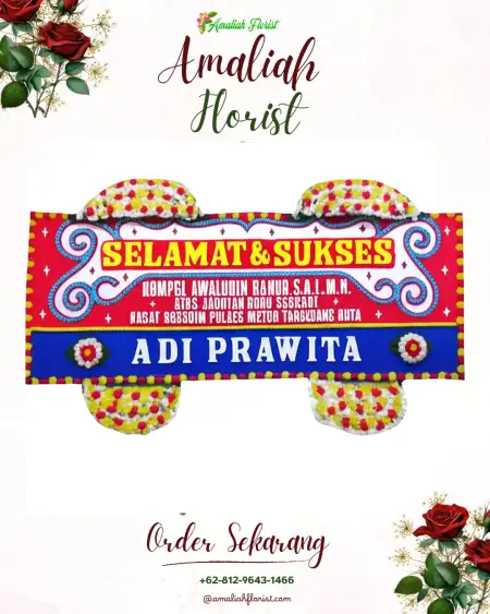 Papan Bunga Ucapan Selamat Somongari